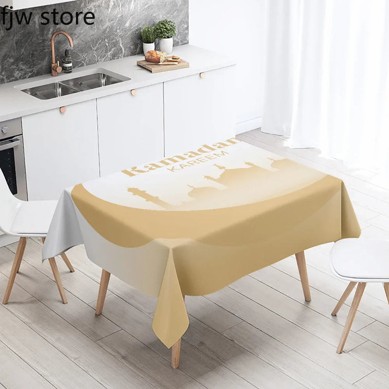 Axyaa Ramadan Kareem Mosque Theme Tablecloth