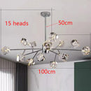 Axyaa Modern Ceiling Chandelier for Dining Room Living Room Indoor Lighting Fixtures