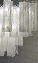 Axyaa Murano Glass Tube Chandelier Shade - Handcrafted Modern Lighting Decor