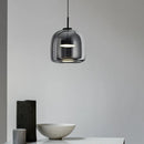 Axyaa Nordic Glass Restaurant Pendant Lamp Simple Bar Hanging Light