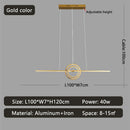 Axyaa Modern LED Dimmable Pendant Chandelier for Dining Room and Kitchen
