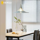 Mid-Century Blue Acrylic Pendant Light by Axyaa - Adjustable Sputnik Lamp