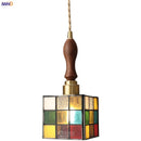 Axyaa Glass LED Hanging Light, Copper Socket, Modern Pendant Lamp