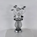 Axyaa Modern Vase Table Lamp LED Aluminum Wire Decorative Desk Light