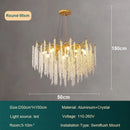 Axyaa Luxury Crystal Chandelier for Elegant Living Spaces