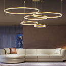 Axyaa LED Chandelier Pendant Light for Modern Dine Room, Indoor Living Room Ceiling Lamp
