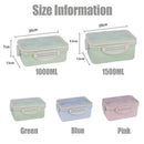 Axyaa Portable Microwavable Bento Box for Office, School or Picnic