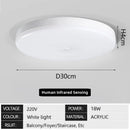Axyaa LED Infrared Ceiling Light for Home Garage Warehouse Sensor Lighting