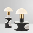 Axyaa Marble Foot Glass Desk Lamp