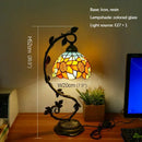 Axyaa Tiffany Table Lamp - Elegant Retro Stained Glass Desk Lamp for Home and Hotel
