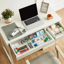 Axyaa Transparent Drawer Storage Box: Kitchen Tableware Cosmetics Organizer