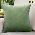 Axyaa Green Velvet Cushion Cover 18*18 Inch for Living Room Sofa Car Decoration
