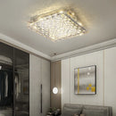 Axyaa Crystal Ceiling Lamp: High-end Modern Square Living Room Bedroom Light