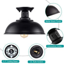 Axyaa Industrial Mesh Pot Cover Ceiling Lamp