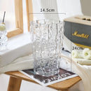 Axyaa Glacier Glass Vase Hydroponics Flowers Desk Decoration Modern Decor