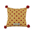 Axyaa Polka Dot Living Room Pillow Covers - Stylish Sofa & Office Decor - Headboard Backrest Pillow