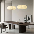 Axyaa Wabi-Sabi Silk Pumpkin Hanging Chandelier for Restaurant Tea Living Room Bedroom