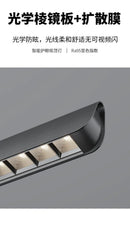 Axyaa Modern Nordic Dining Table Chandelier, Eye Protection, Simple & Stylish, Long Strip Light