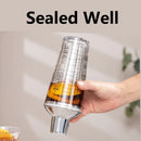 Axyaa Glass Cocktail Shaker 400/600ml Mixer Bar Tool with Scales for Drinks