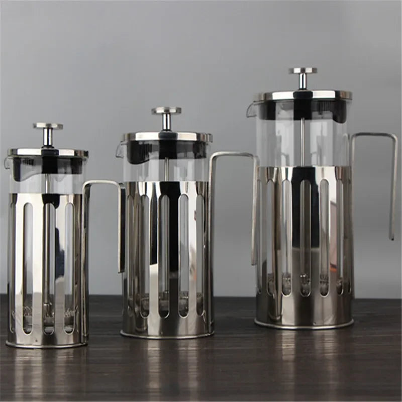 Axya Stainless Steel French Press for Coffee and Tea Brewing