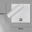 Axyaa Rotatable Wall Spot Light for Hotel Bedroom Reading, Modern Embedded Design