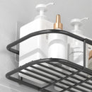Axyaa Stainless Steel Shower Shelf with Hooks: Space-saving Storage Solution for Bathroom and Kitchen