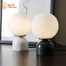 Axyaa Marble Table Lamp LED G9 Simple Designer Desk Light Luxury Atmosphere Home Decor