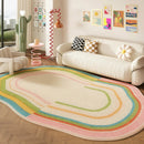 Axyaa Plush Cream Carpet for Living Room Soft Thick Floor Mat Synced with Dopamine Theme