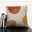 Axyaa Tropical Leaves Grey Plant Pillow Case 45X45CM Home Decor