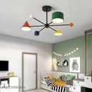 Axyaa Macaron Geometric Chandelier for Restaurant, Nursery, Kitchen Island