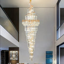 Axyaa Luxury Loft Duplex Chandelier for Elegant Villa Living Room