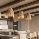 Axyaa Rattan LED Pendant Lights for Dining Room and Bar