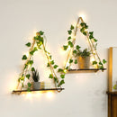 Axyaa Hanging Ivy Wall Shelf for Home Decor and Plant Display