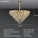 Luxury Crystal Chandeliers Lighting for Home Decor by Axyaa