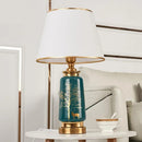 Axyaa Modern Ceramic Deer Table Lamp: LED Nordic Style for Home Living Room Bedroom.
