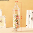Axya Glass Candy Jar with Lid - Elegant Storage Tank for Home Decor or Special Occasions