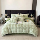 Axyaa Winter Maternal & Infant Class A Plush Bed Sheet Set