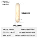 Axyaa Marble Bedside Wall Lamp LED Indoor Lighting Fixture