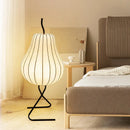 Axyaa Wabi Sabi Pear Floor Lamp - Home Bedroom Living Room Silk Standing Light