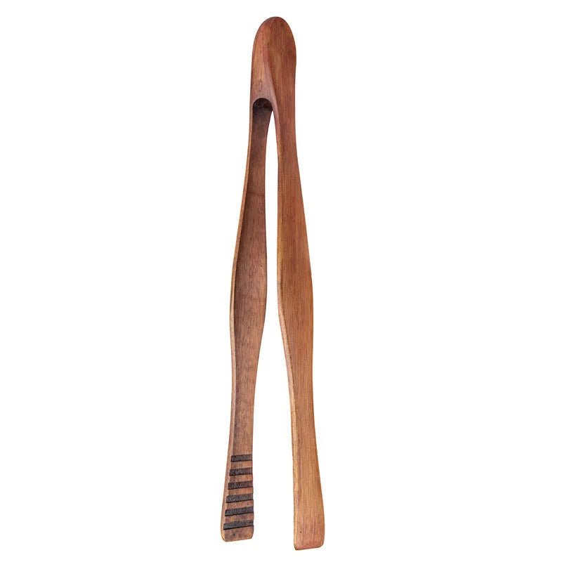 Axyaa Bamboo Food Clips BBQ Tongs Bread Clamps Kitchen Cooking Accessories
