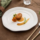 Axyaa Ceramic Steak Plate Set - Elegant Tableware Collection