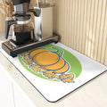 Axyaa Cute Turkey Pumpkin Kitchen Coasters Absorbent Non-Slip Thanksgiving Mat