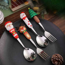 Axyaa Christmas Cutlery Set for Festive Dining