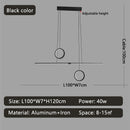 Axyaa Modern LED Suspension Pendant Lights for Dining Room and Living Room