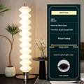 Axyaa Minimalist Luxury Sphere LED Floor Lamp for Living Room, Bedside, or Model Home