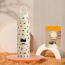 Axyaa Cartoon Cat Dog Pattern Vacuum Insulated Stainless Steel Water Bottle