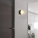 Axyaa Round LED Wall Light for Bedroom Living Room Modern Indoor Sconce Lamp