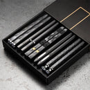 Axyaa Non-Slip Chopsticks Set - High Quality, Portable, Healthy for Sushi