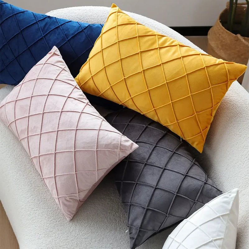 Axyaa Soft Decorative Rectangular Pillow Cover 30x50 Ultra Soft Sofa Throw Cushion