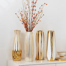 Axyaa Water Gold Luxury Ceramic Vase Home Decor